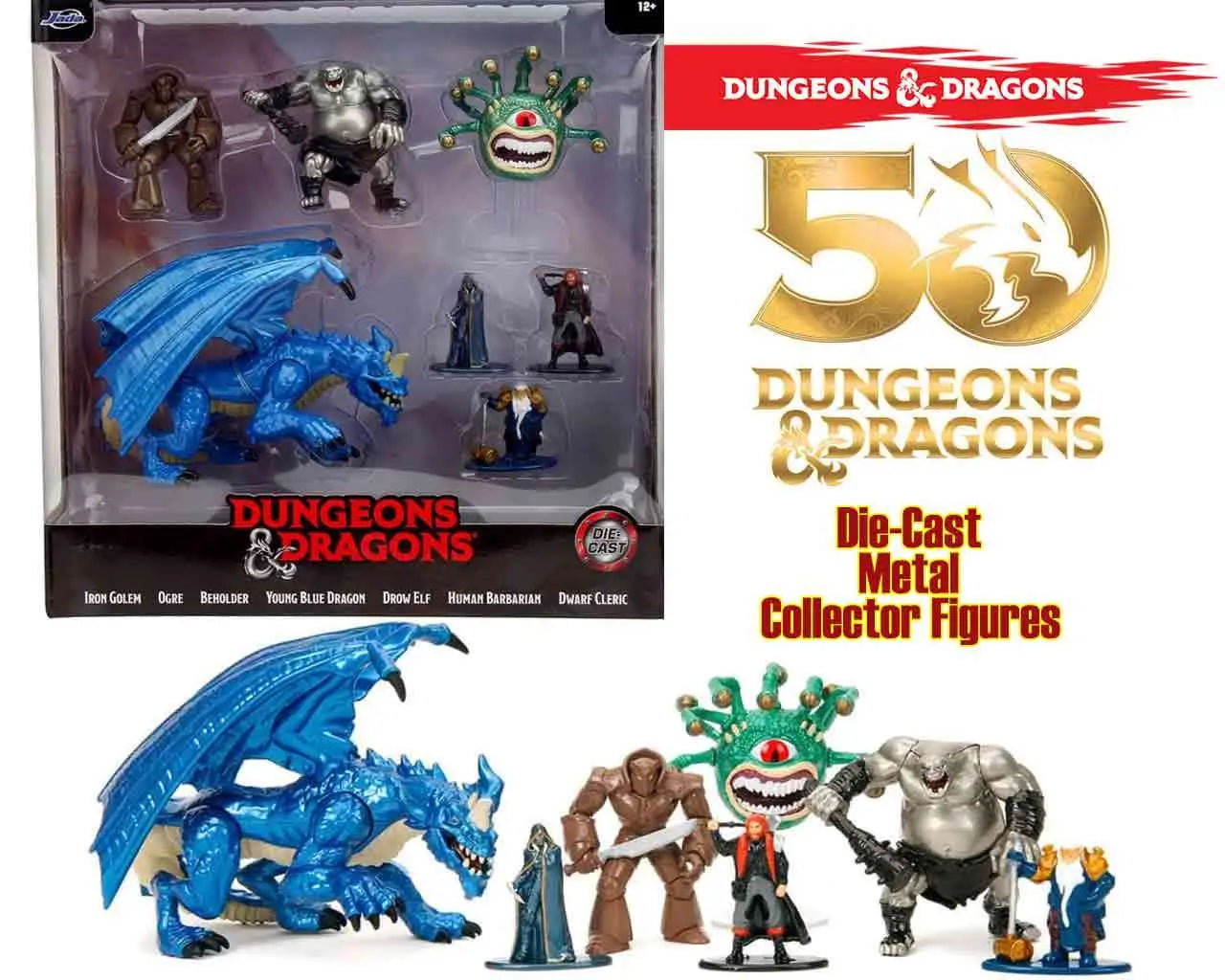 DUNGEONS &amp; DRAGONS NANO METAL FIGURES GIFT SET