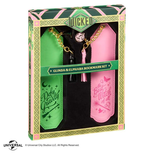 UNIVERSAL WICKED GLINDA AND ELPHABA BOOKMARK SET