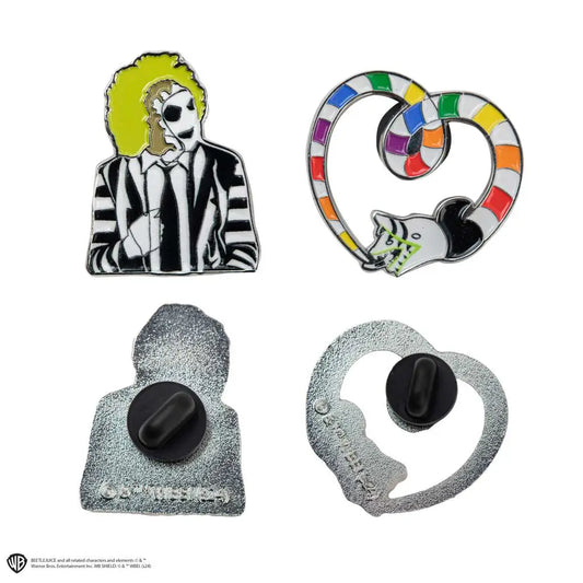 BEETLEJUICE AND SANDWORM PINS SET (2)
