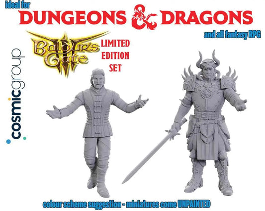 DUNGEONS &amp; DRAGONS - NOLZUR MARVELOUS MINIATURES - SPECIAL EDITION BALDUR GATE 3 — SAREVOK ANCHEV &amp; RAPHAEL