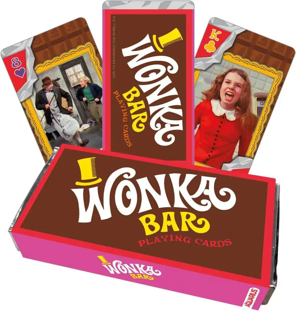 WILLY WONKA BAR PREMIUM PLAYING CARDS