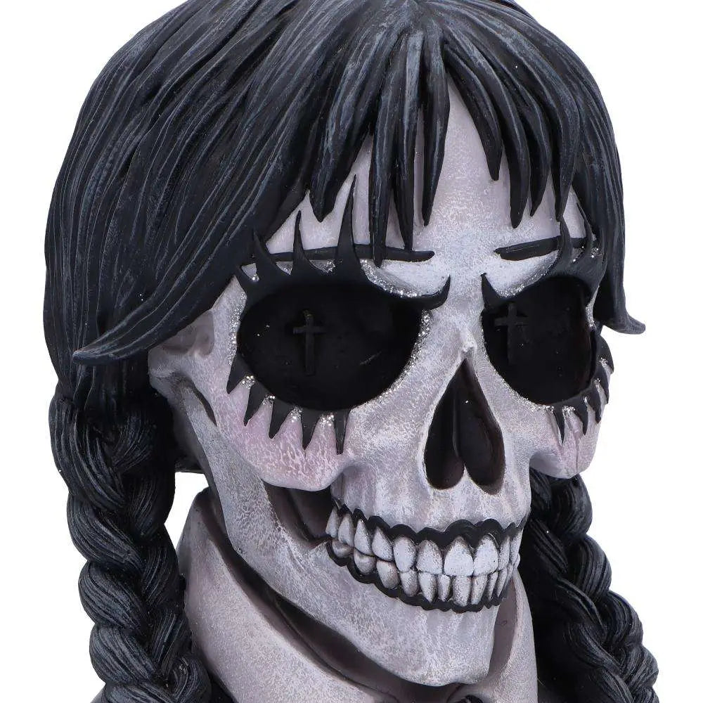 DARK GLARE GOTHIC SCHOOL GIRL SKULL