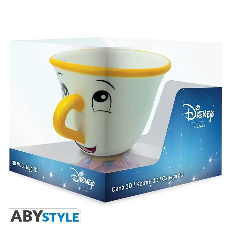 DISNEY BEAUTY &amp; THE BEAST CHIP 3D MUG