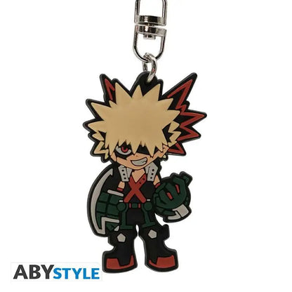 MY HERO ACADEMIA BAKUGO KEYCHAIN PVC