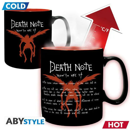 DEATH NOTE L &amp; LIGHT MUG HEAT CHANGE