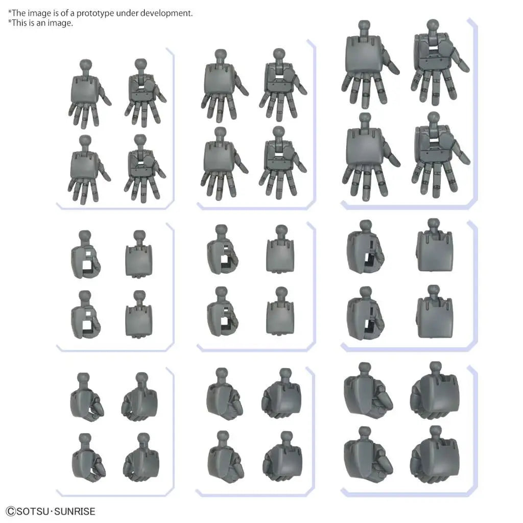 OPTION PARTS SET GUNPLA 04 BUILD HANDS ROUND