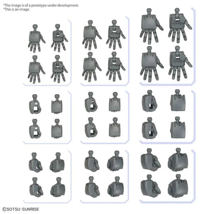 OPTION PARTS SET GUNPLA 04 BUILD HANDS ROUND
