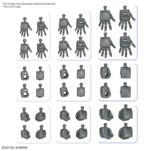 OPTION PARTS SET GUNPLA 04 BUILD HANDS ROUND