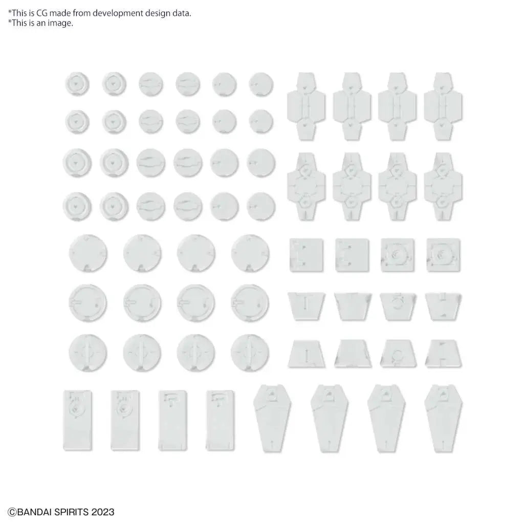 CUSTOMIZE MATERIAL DECORATION PARTS 1 WHITE