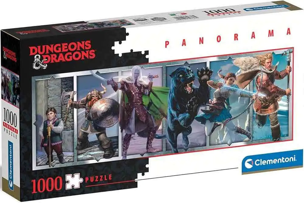 Dungeons &amp; Dragons Puzzle Collection - Companions Of The Hall - Panorama Jigsaw Puzzle 1000 Pcs