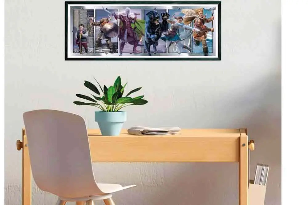 Dungeons &amp; Dragons Puzzle Collection - Companions Of The Hall - Panorama Jigsaw Puzzle 1000 Pcs