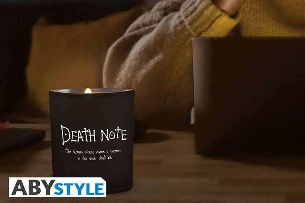 DEATH NOTE LIGHT &amp; RYUK CANDLE IN A JAR