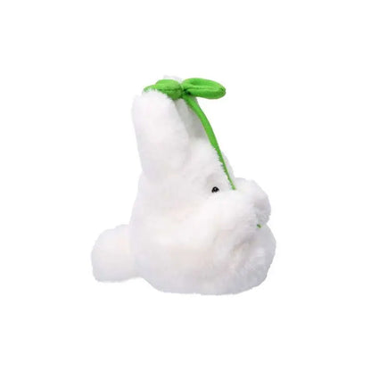 MY NEIGHBOR TOTORO NAKAYOSHI WHITE PLUSH WITH LEAF