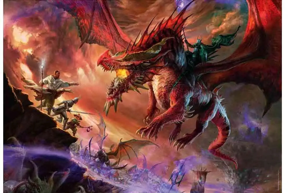 Gaming Puzzle Collection - Cube500 Dungeons &amp; Dragons: Kansaldi on Red Dragon  - Jigsaw Puzzle 500 Pcs