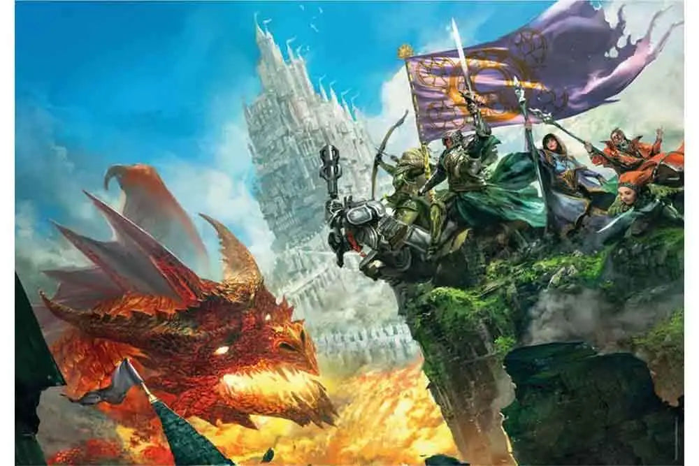 Gaming Puzzle Collection - Cube500 Dungeons &amp; Dragons: DRAGONFIRE - Jigsaw Puzzle 500 Pcs