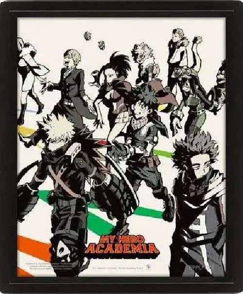 MY HERO ACADEMIA S5 HEROES &amp; VILLAINS 3D LENTICULAR POSTER
