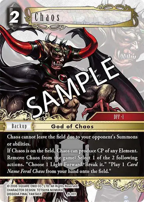 FFTCG BOSS DECK CHAOS MULTIPLAYER (6)