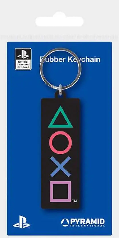 PLAYSTATION SHAPES KEYRING