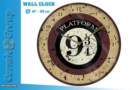 Harry Potter PLATFORM 9 3/4 WALL CLOCK