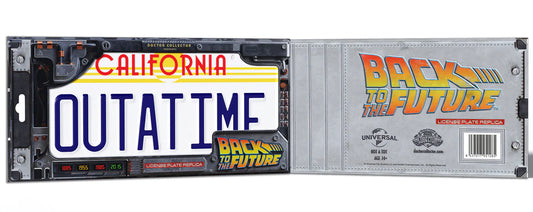 BTTF OUTATIME LICENCE PLATE