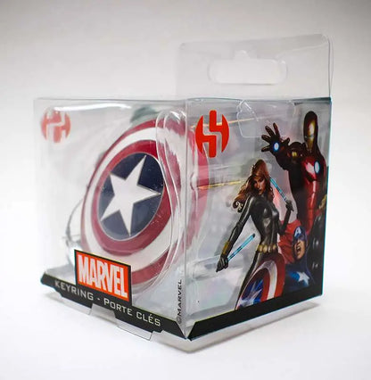 CAPTAIN AMERICA SHIELD KEYCHAIN