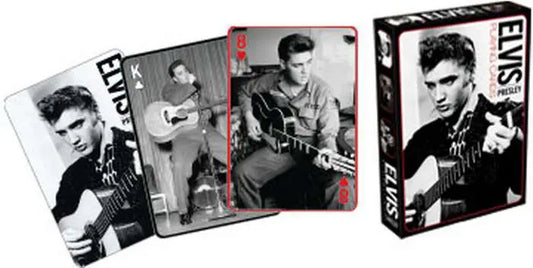 ELVIS PLAYING CARDS -B&W-