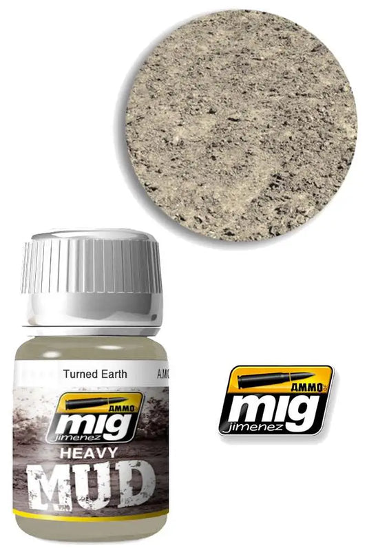 HEAVY MUD TEXTURE TURNED EARTH 1702