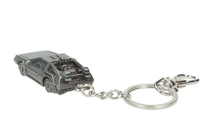 BTTF DELOREAN 3D METAL KEYCHAIN