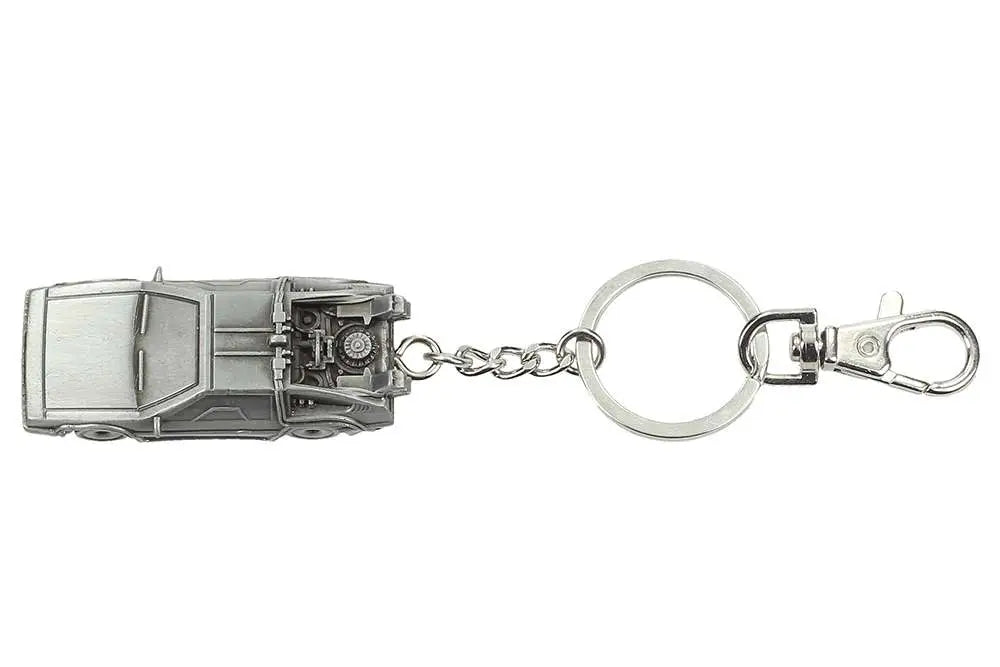 BTTF DELOREAN 3D METAL KEYCHAIN