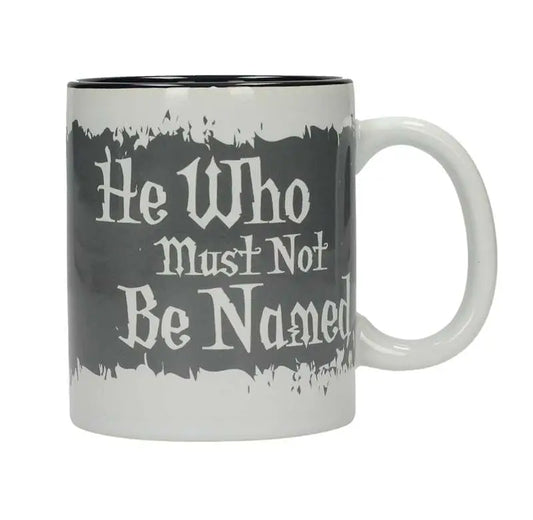 HP HE WHO MUST NOT BE NAMED B&W MUG