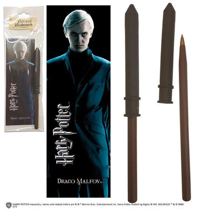 HP DRACO MALFOY WAND PEN AND BOOKMARK