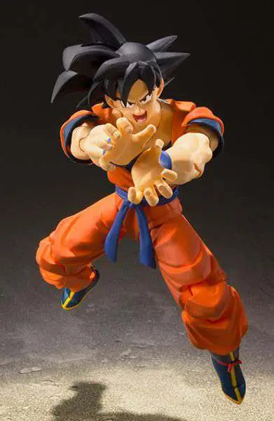 DRAGON BALL Z SON GOKU SAYAN RAISED ON EARTH SH FIGUARTS
