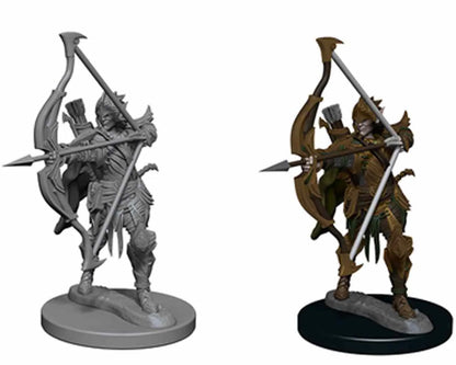PATHFINDER DEEP CUT UNPAINTED MINIATURES - ELF MALE FIGHTER