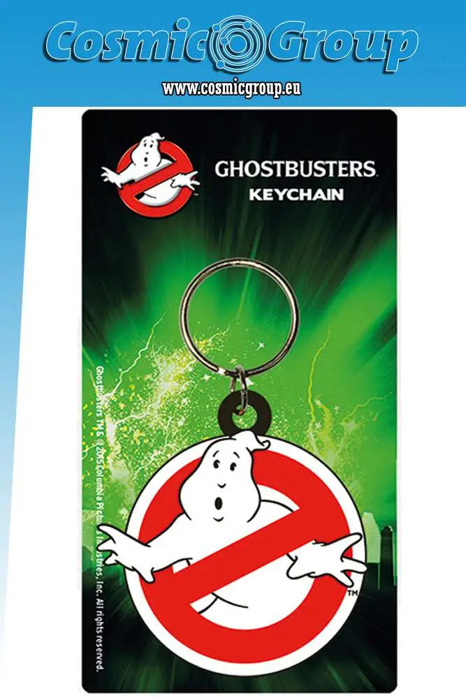 GHOSTBUSTERS LOGO RUBBER KEYRING