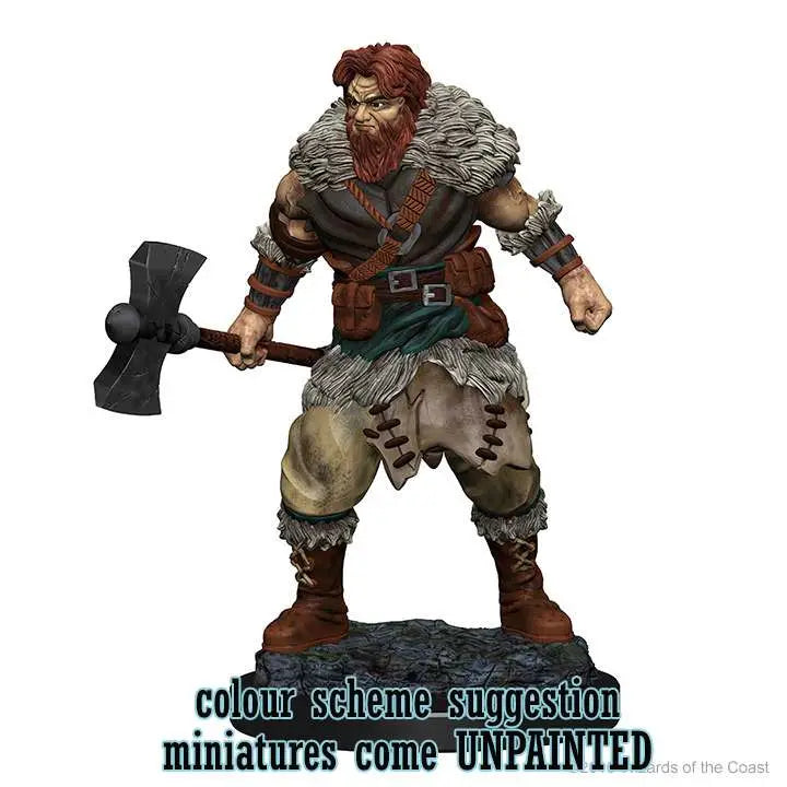 D&D NOLZUR'S MARVELOUS MINIATURES - HUMAN MALE BARBARIAN
