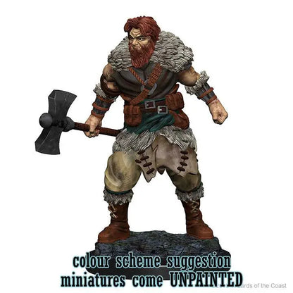 D&D NOLZUR'S MARVELOUS MINIATURES - HUMAN MALE BARBARIAN