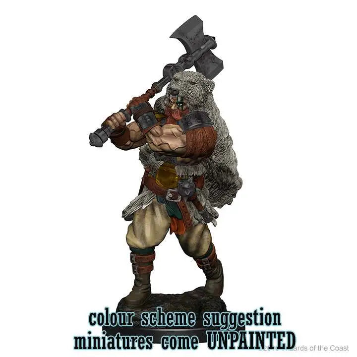 D&D NOLZUR'S MARVELOUS MINIATURES - HUMAN MALE BARBARIAN