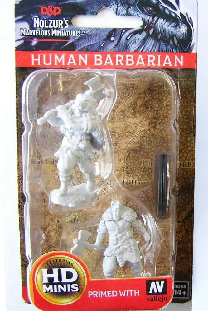D&D NOLZUR'S MARVELOUS MINIATURES - HUMAN MALE BARBARIAN