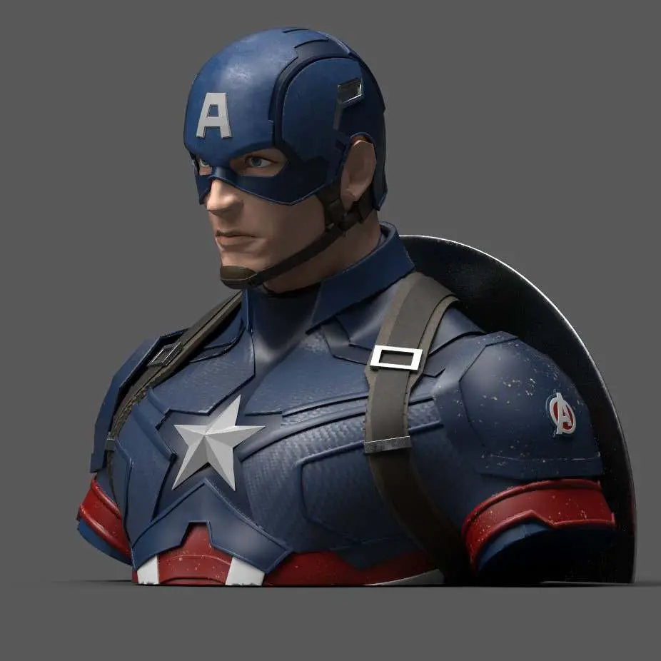 AVENGERS ENDGAME CAPT AMERICA BUST BANK