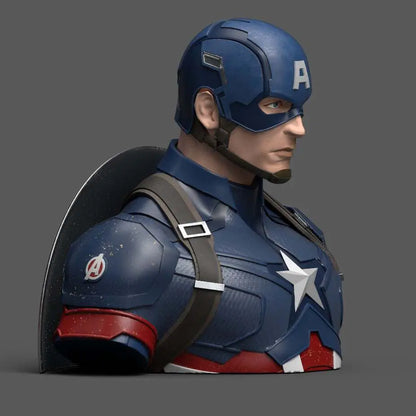 AVENGERS ENDGAME CAPT AMERICA BUST BANK