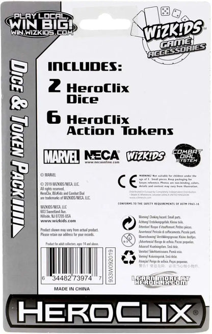 MHC CAP.AMERICA & AVENGERS DICE & TOKEN