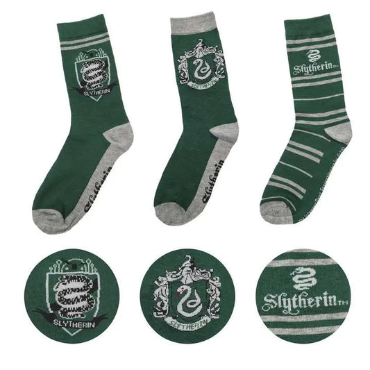 HP SLYTHERIN SOCKS 3 PAIRS SET