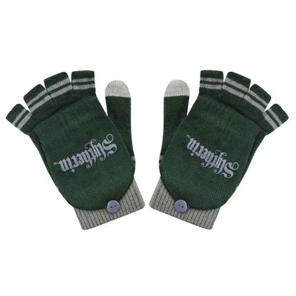 HP SLYTHERIN FINGERLESS GLOVES/MITTEN
