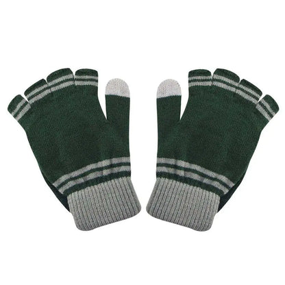 HP SLYTHERIN FINGERLESS GLOVES/MITTEN