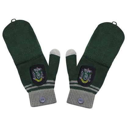 HP SLYTHERIN FINGERLESS GLOVES/MITTEN