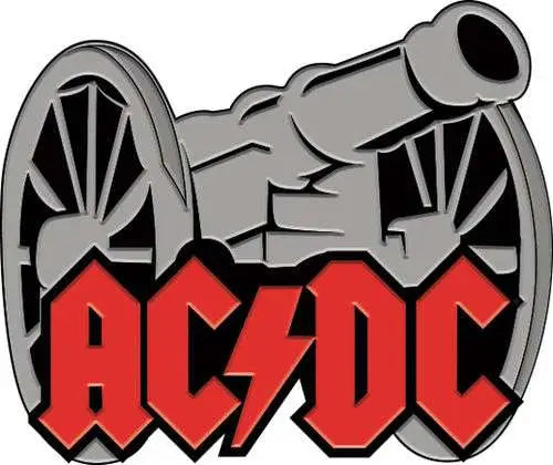 AC/DC CANNON ENAMEL PIN