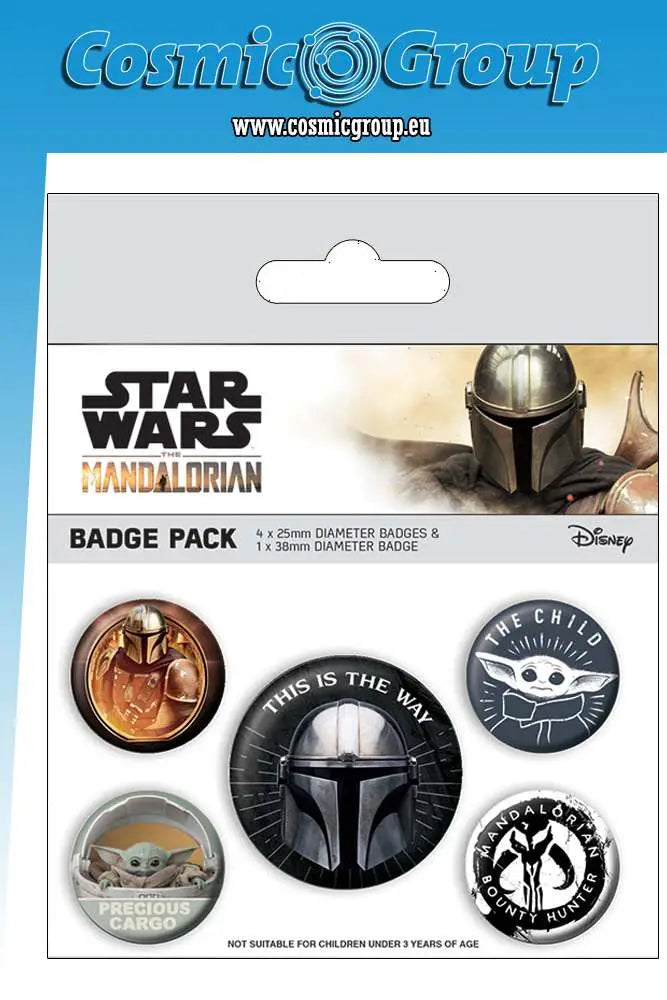 SW THE MANDALORIAN BADGE PACK