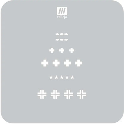 STENCIL STAFV001 WWII GERMAN TANK MARKS