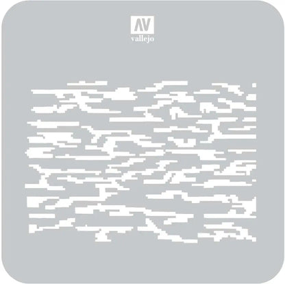STENCIL STCAM004 PIXELATED MODERN CAMO