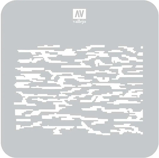 STENCIL STCAM004 PIXELATED MODERN CAMO